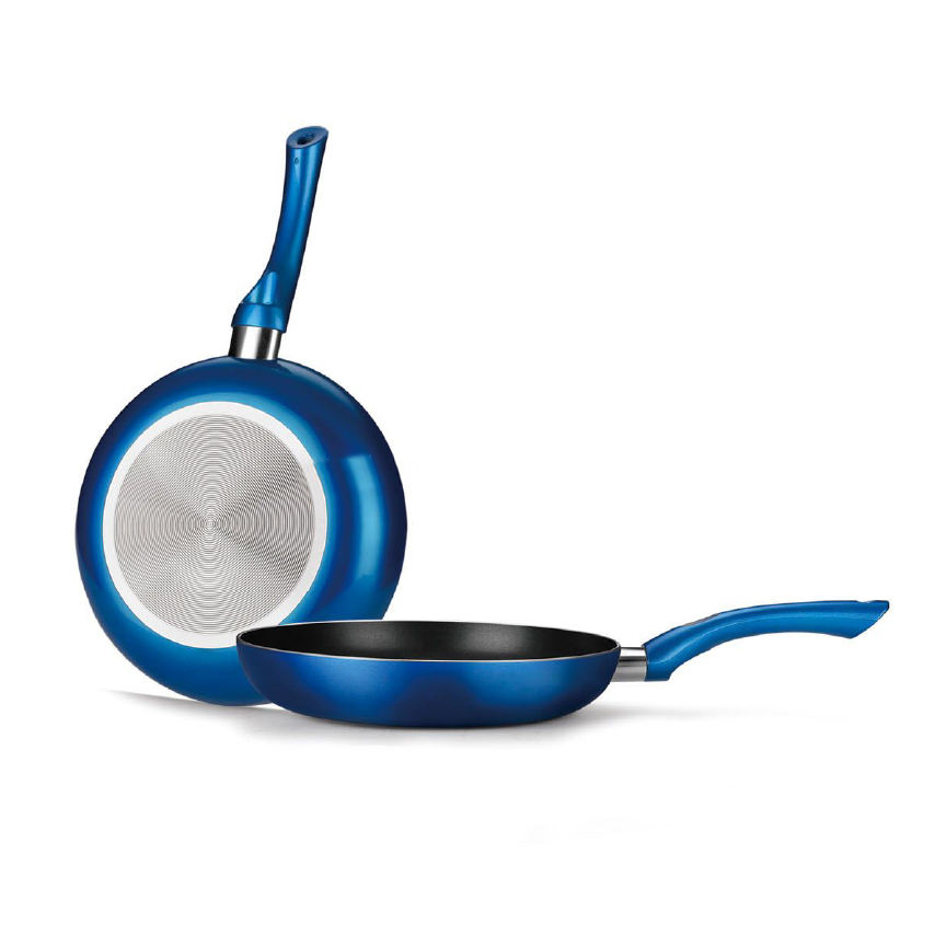 Frypan set 24cm 28cm ceramic non stick frying pan set para sa kusina sa pagluluto sa bahay at outdoor camping