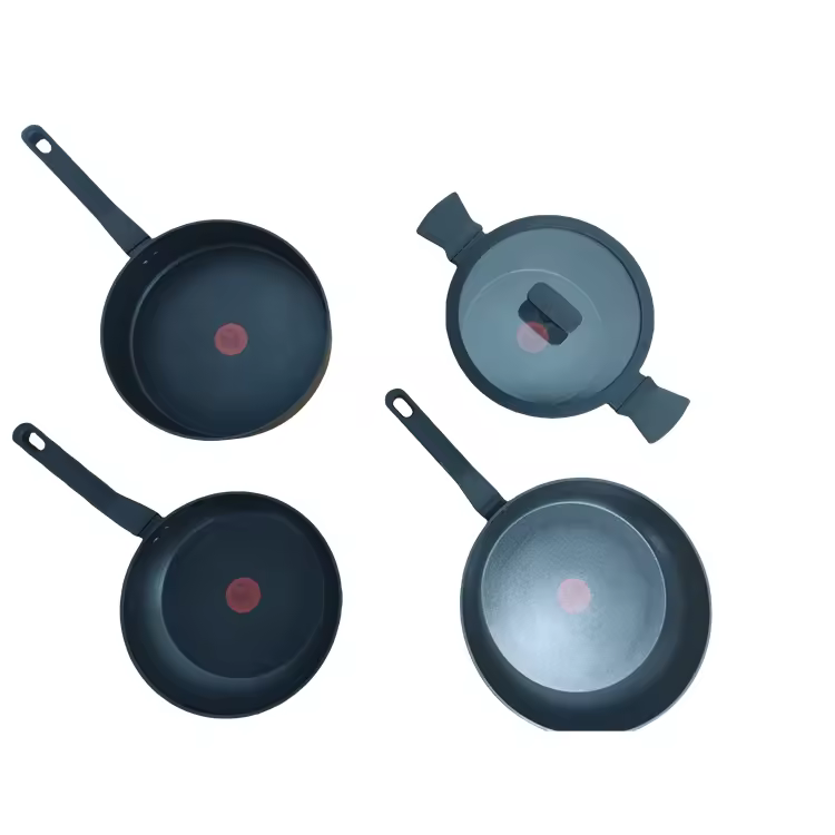 Non Stick 10 Inch Stone Marble Coating Forged Aluminum Fry Pan na may Induction Bottom Cool Touch Handle