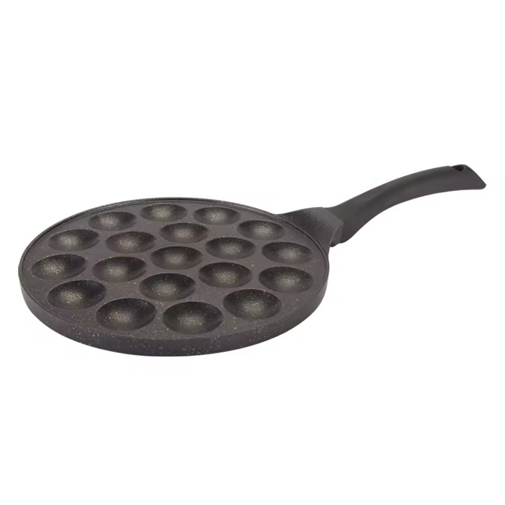 Mini Electric Heart Shaped Divided Cast Iron Aluminum Lid Frying Pan