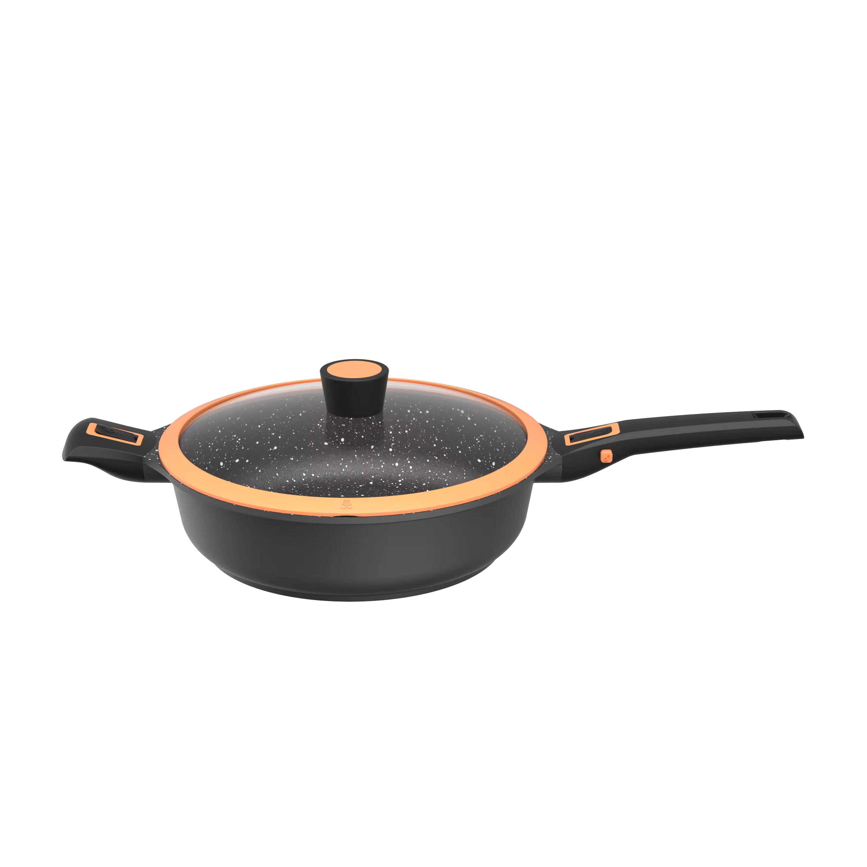 Leerpan aluminum sobadora de pota loaf cast aluminum deep cake fry ice cream ast machine double pan na may takip