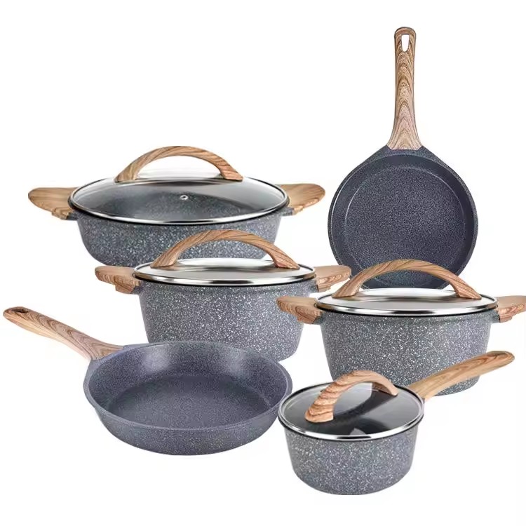 Mga Makabagong Kaldero at Kawali na Non Stick Cookware Set