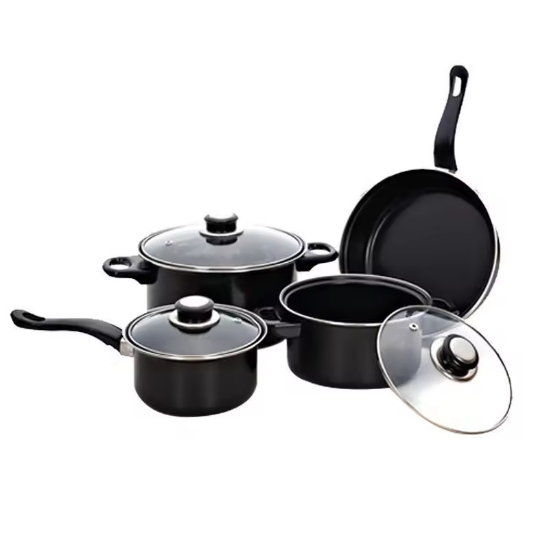 Mga set ng nonstick frying pan sa kusina