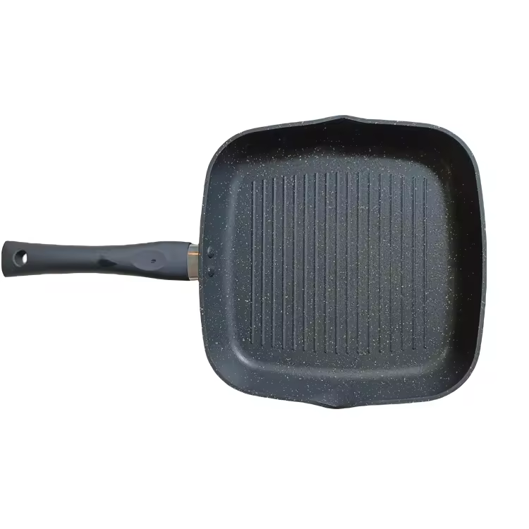 Die Cast Aluminum Frying Pans Skillets Fry Pan Set na may Matatanggal na Detachable Handle