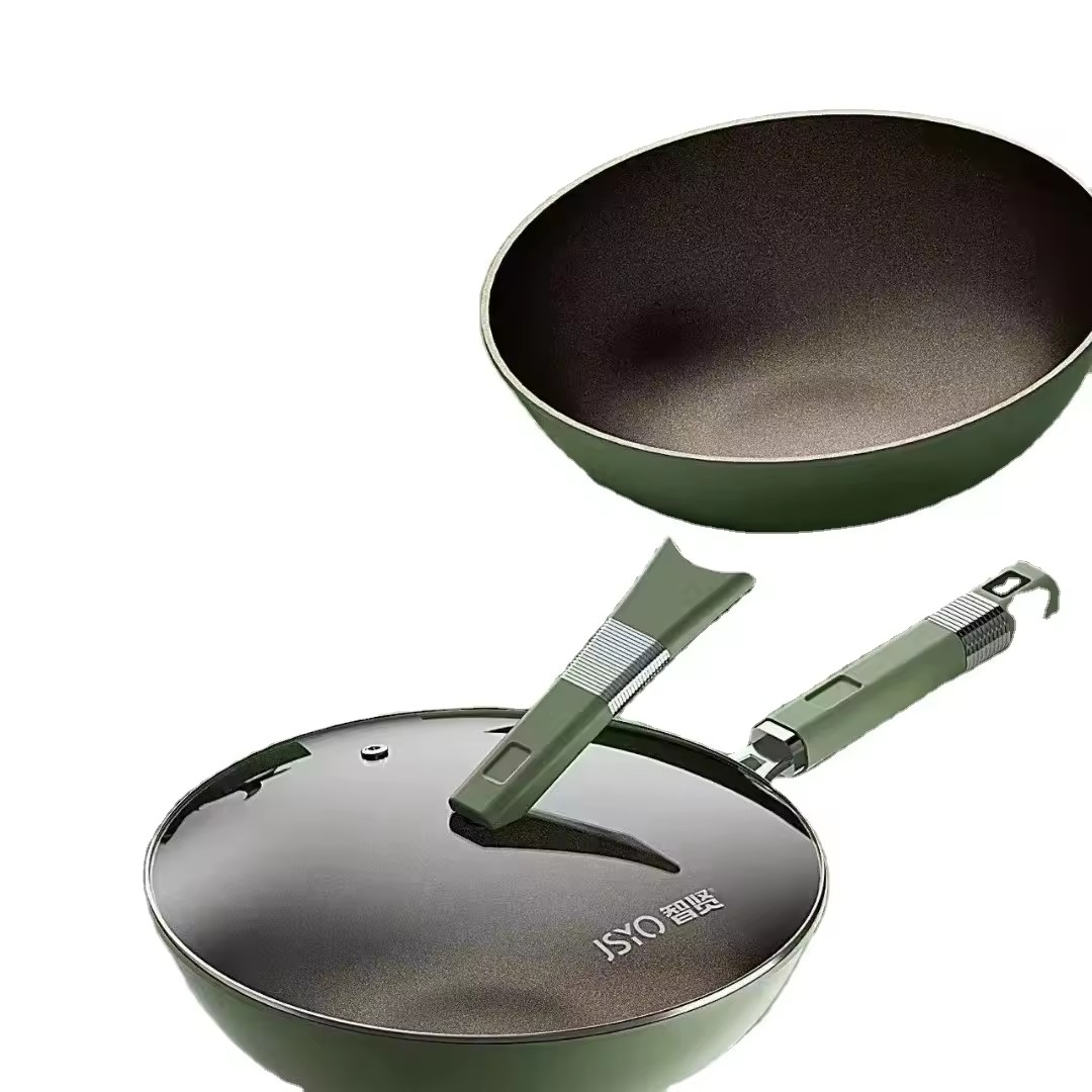Titanium crystal non-stick wok shop aktibidad anibersaryo holiday regalo palayok