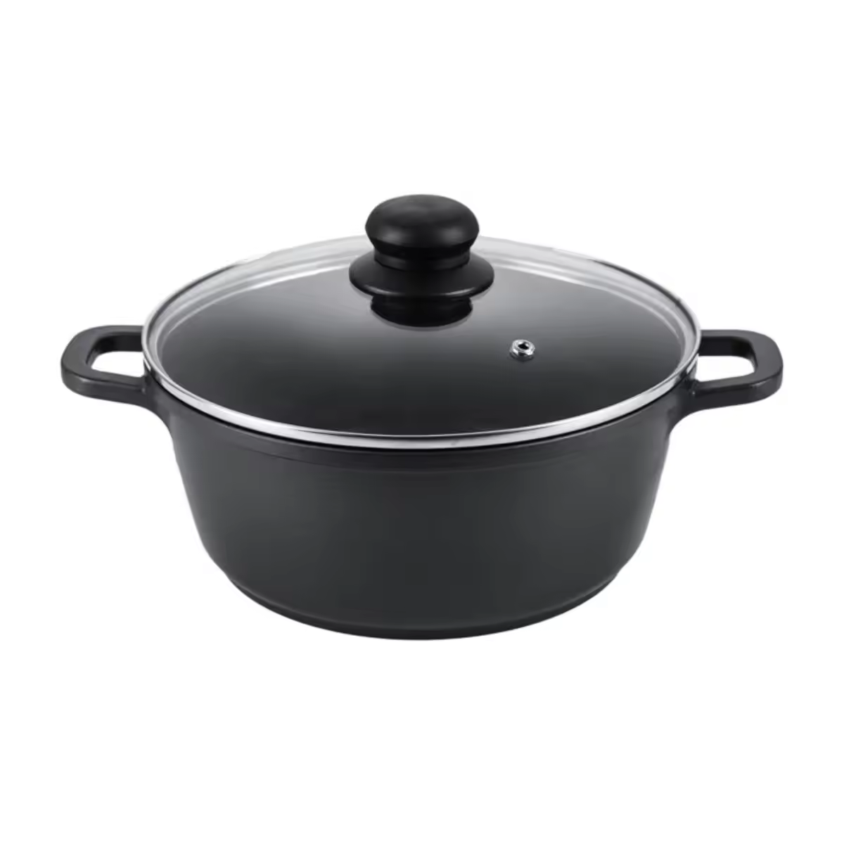 Matibay na custom na logo non-stick ceramic coating aluminum casseroles pan sockpot na may mga takip