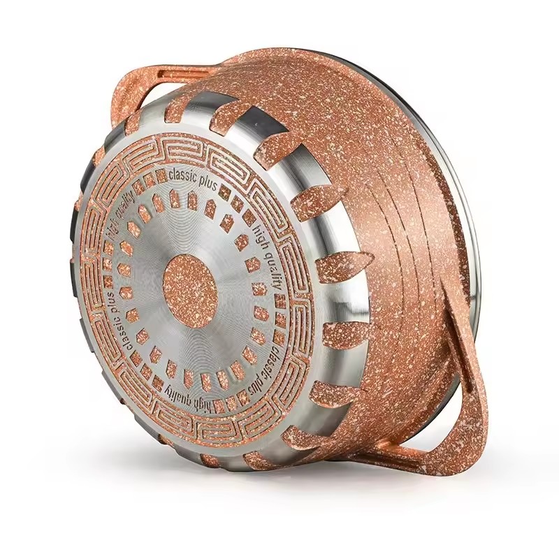 Zhiye 2024 Aluminum Cooking Pots And Pans Kitchenware Non Stick Cookware Cookware Tool sa Kusina Cookware