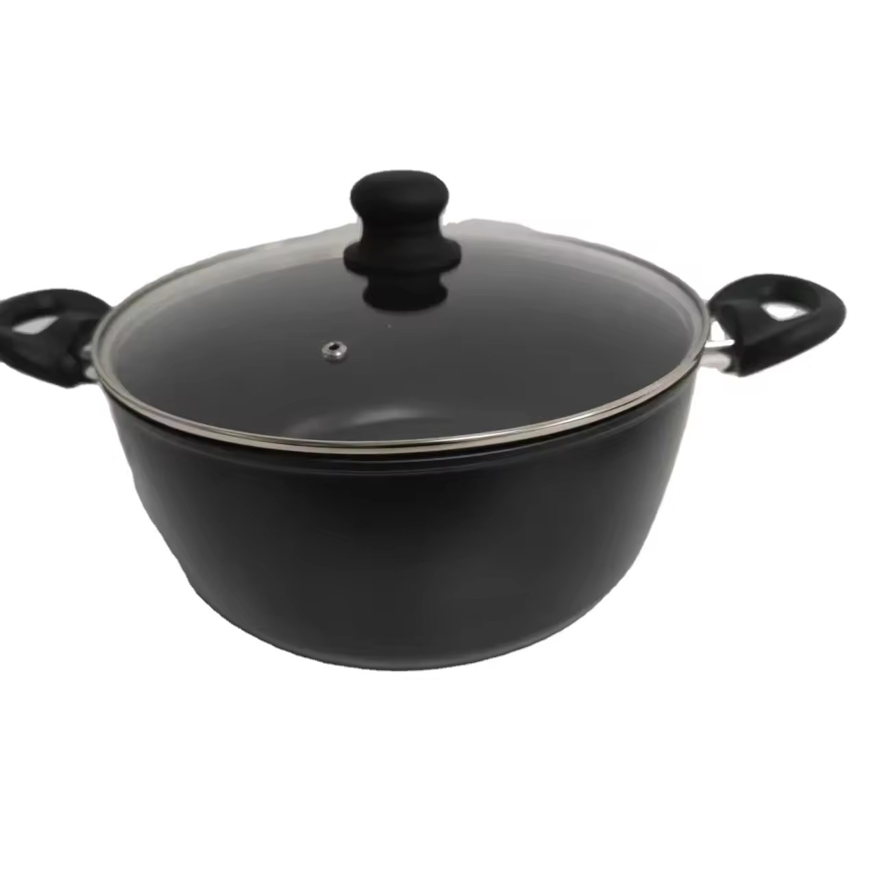 Leer forged aluminum non stick sauce pan milk pan pot casserole sets na may hawakan ng Bakelite
