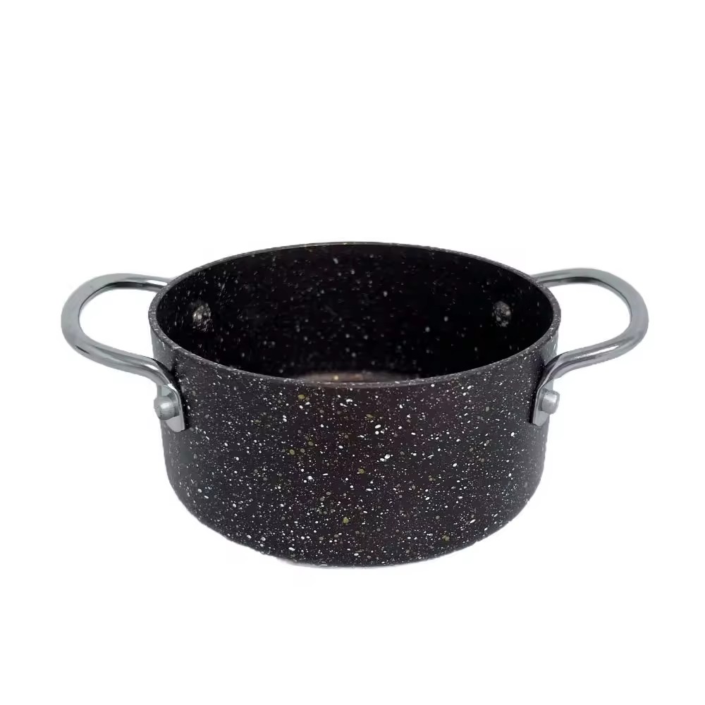 3sets Aluminum Non-stick Fry Pan Soup Pot Cooker Cookware Sets