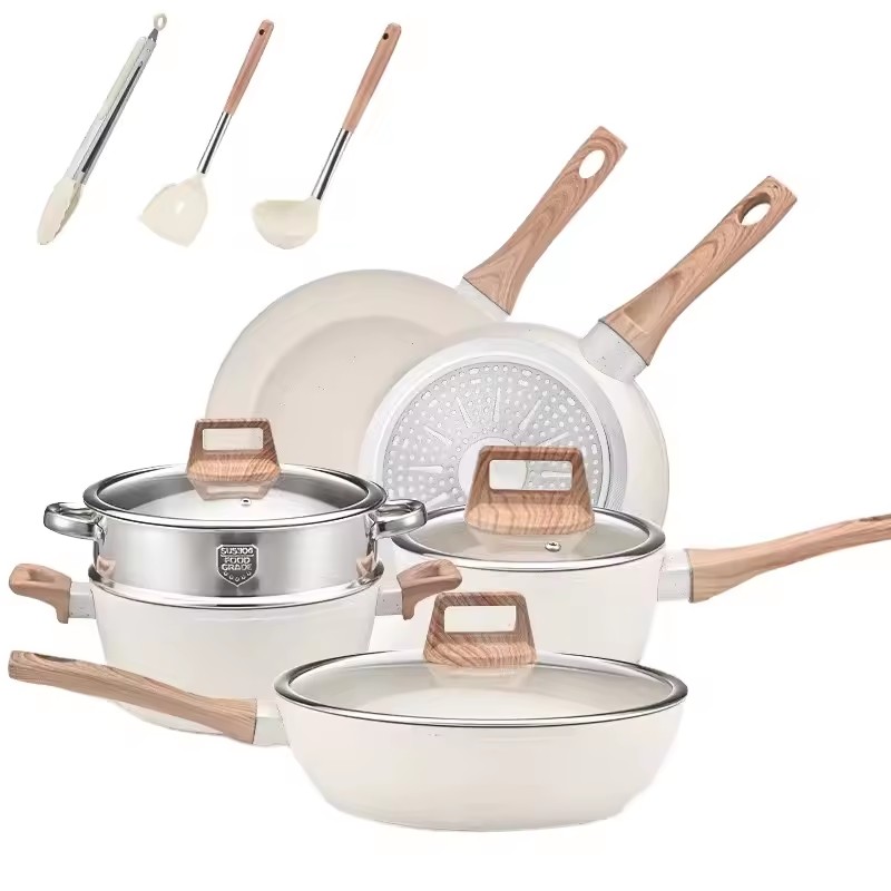 Non-stick cooker full set ng household pot set frying pan soup pot induction cooker gas cooker special pot