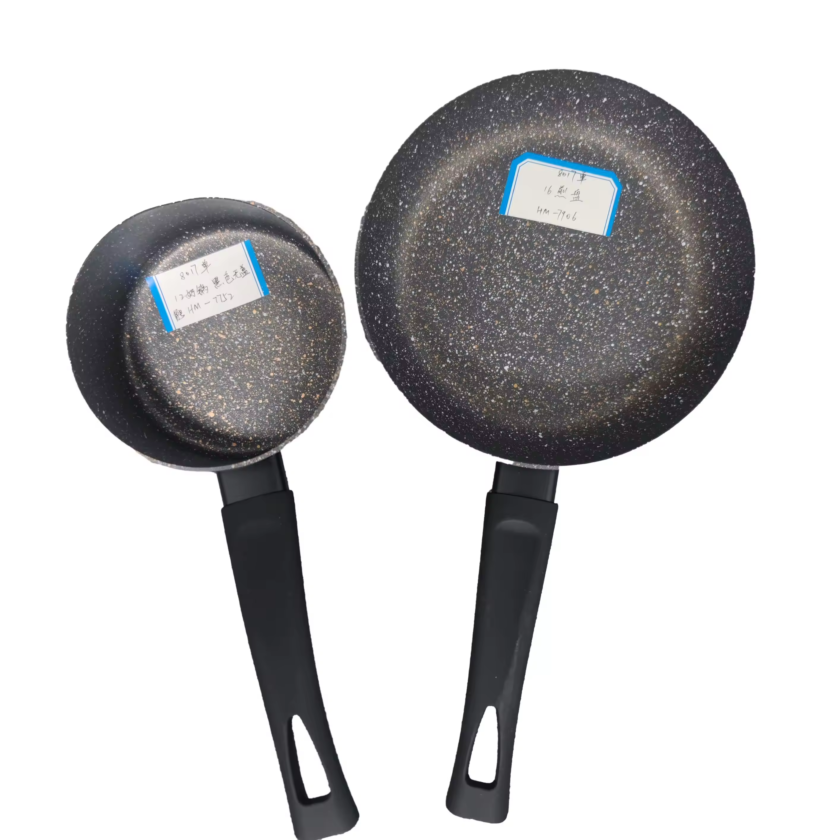 Customized logo non-stick aluminum granite fry pan sopas set set